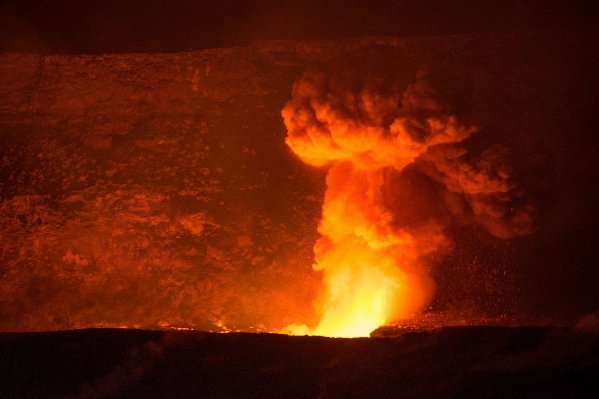 Photo Paysage nature nuit steam