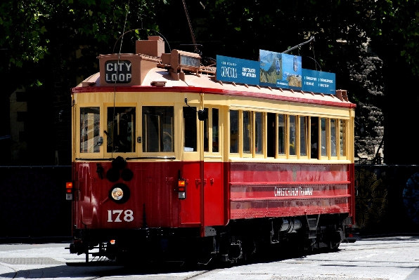 Tram transport vehicle cable car Photo