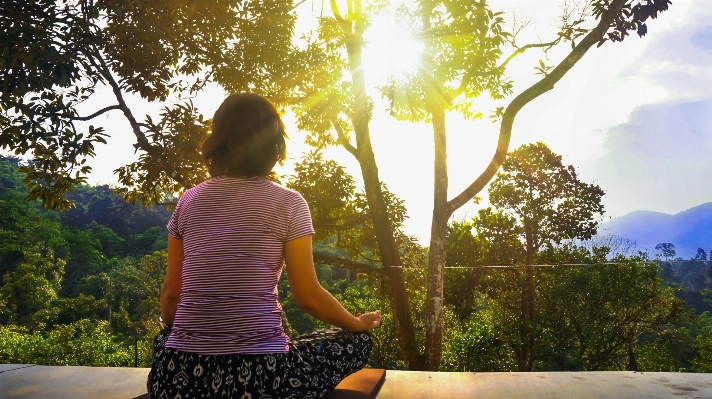 Sunlight relax peaceful sitting Photo