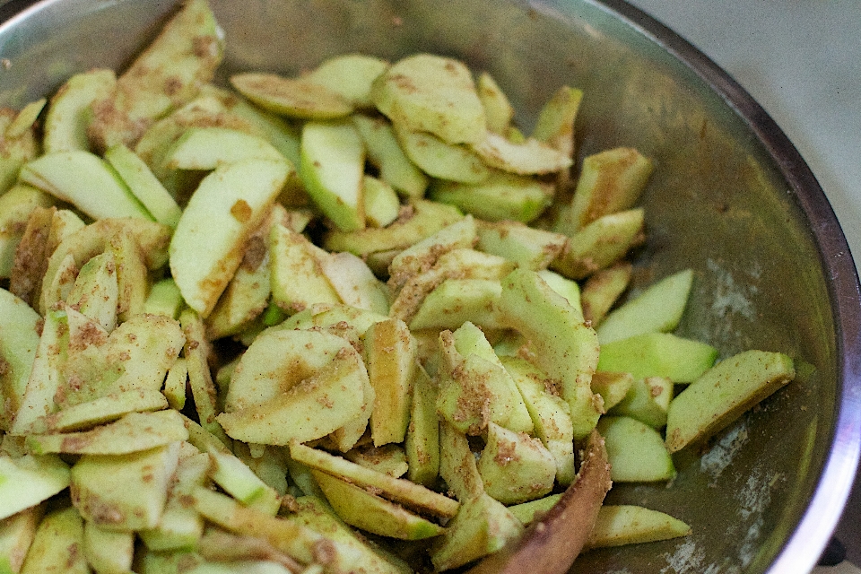 Apple plant fruit dish