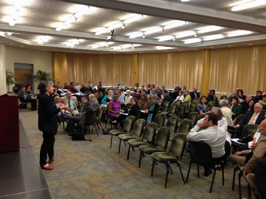 Meeting audience meal lecture Photo