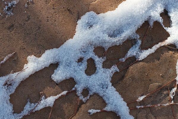 Foto Areia neve inverno geada