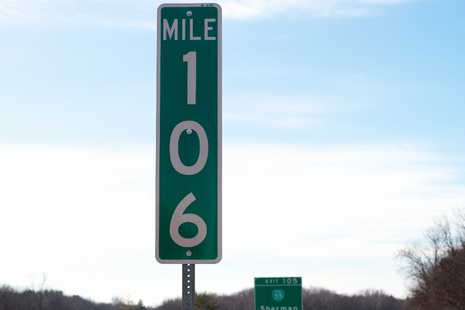 Highway advertising sign street