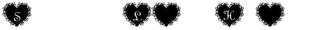 Summer's Lace Heart Font