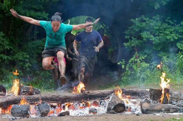 Fire campfire spartanrace Photo