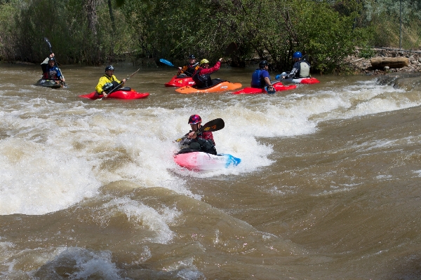 Boat river recreation paddle Photo