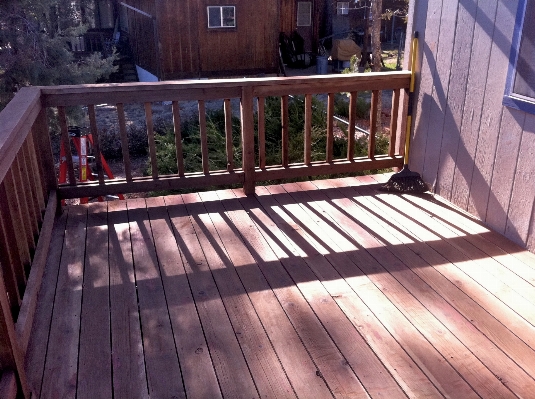 Deck wood floor porch Photo