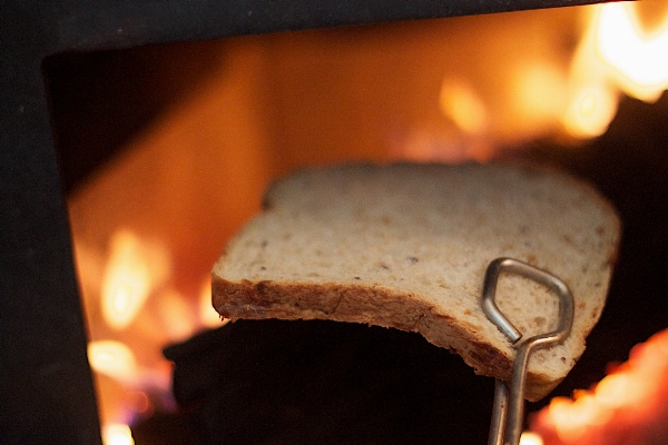 Foto Luz madeira comida fogo