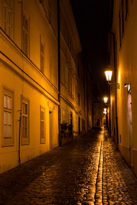 Lumière route rue nuit