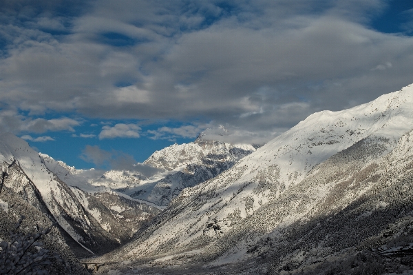 Foto Paisagem natureza montanha neve