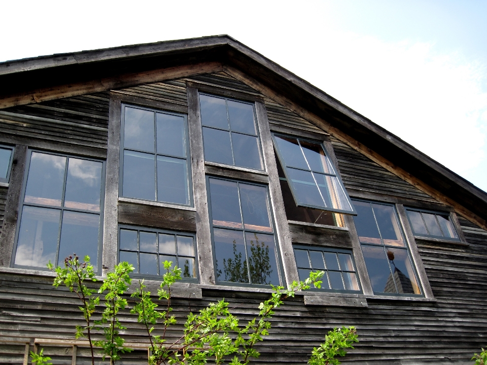 Die architektur holz haus fenster