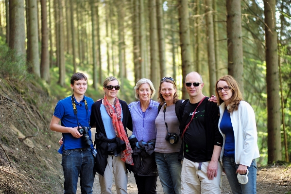 Nature forest walking people Photo