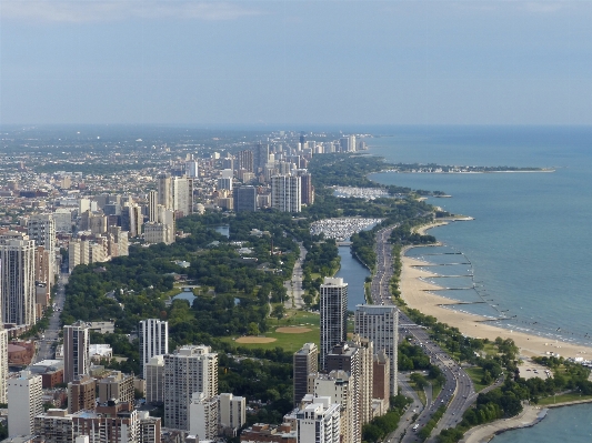 Beach coast horizon open Photo