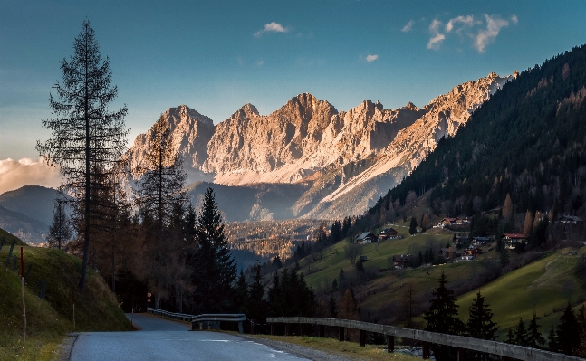 Landscape outdoor mountain snow Photo