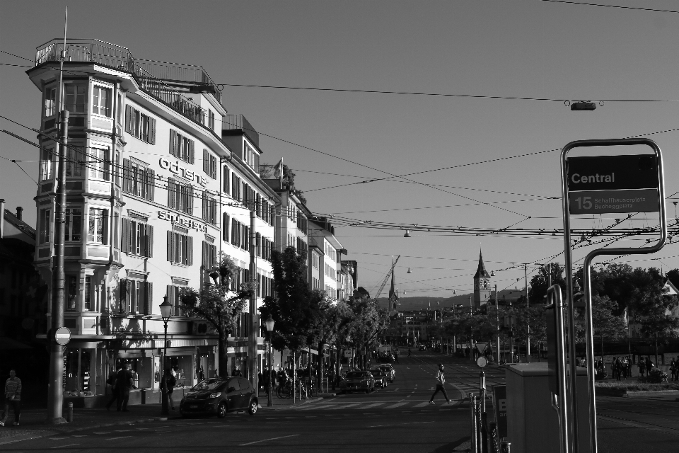 Preto e branco
 estrada rua costa