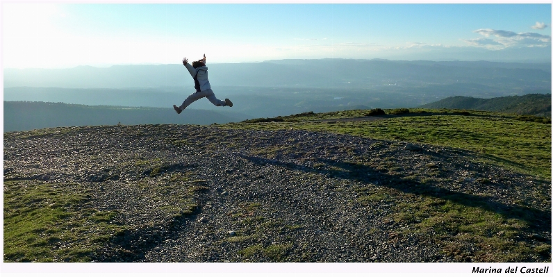 Coast horizon walking mountain Photo