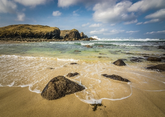 Beach landscape sea coast Photo