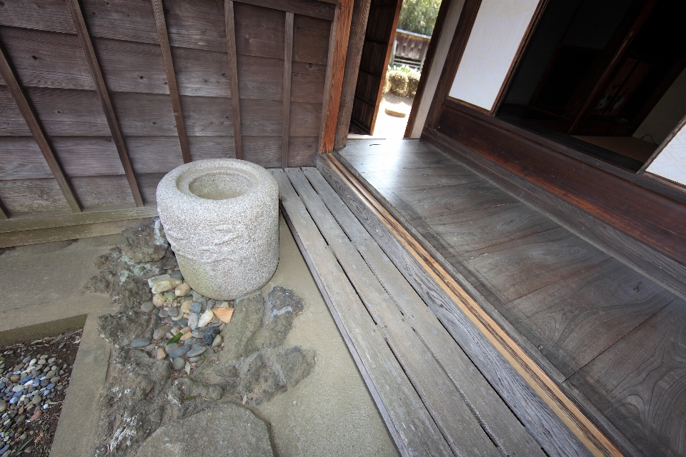 Wood farm house floor