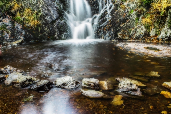 Water nature rock waterfall Photo