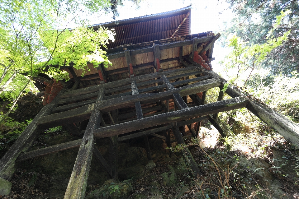 Architecture trail hut high