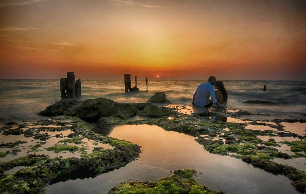 Strand landschaft meer küste Foto