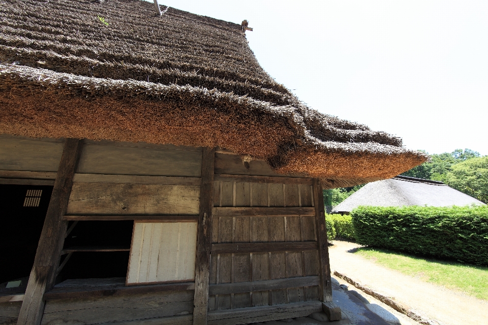 Holz bauernhof haus dach