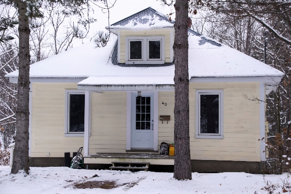 Nature snow winter house Photo