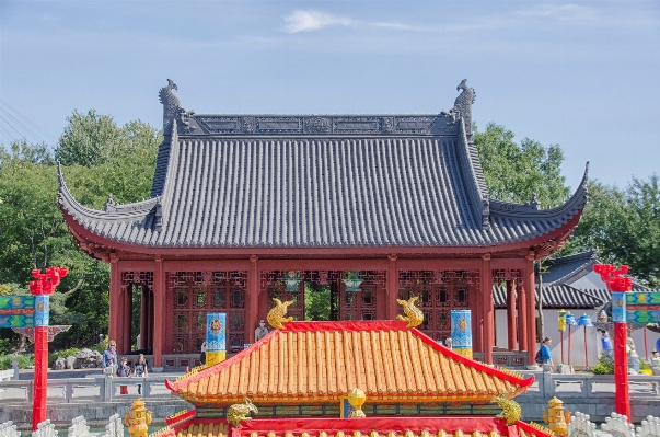 Foto Bangunan istana kota tempat beribadah
