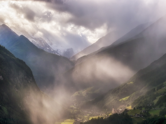 Landscape nature mountain cloud Photo