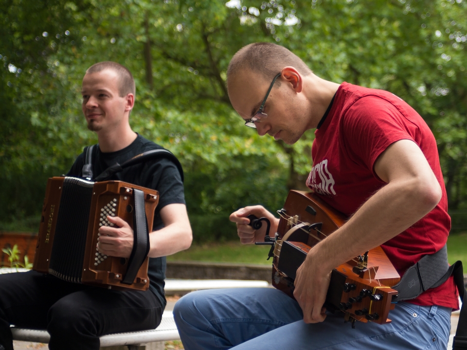 Música recreación parque músico