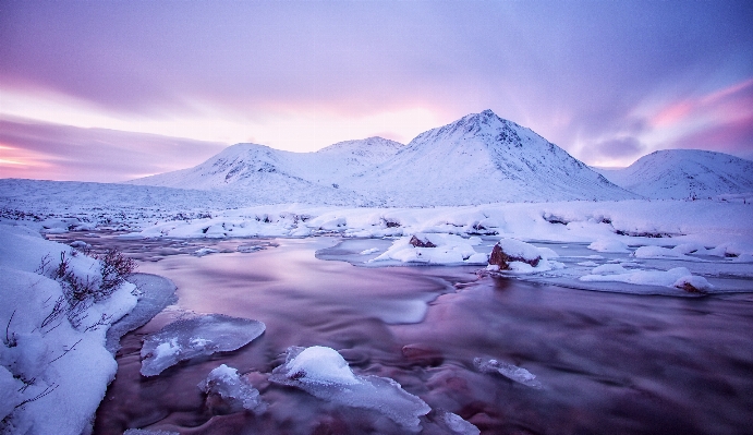 Landscape mountain snow winter Photo