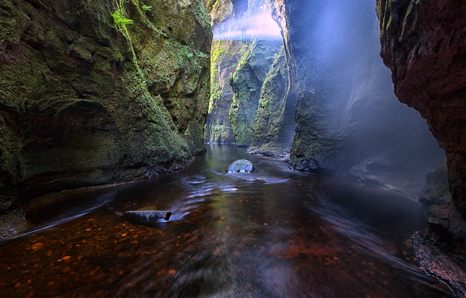 Eau nature cascade formation