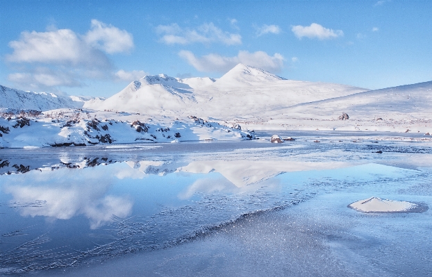 Sea mountain snow winter Photo