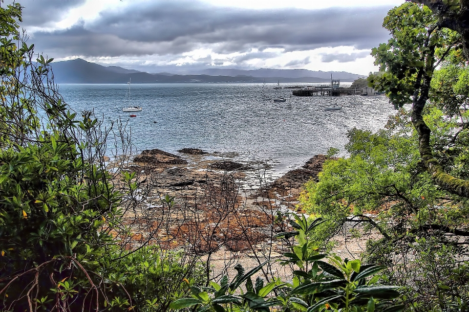 Landscape sea coast water