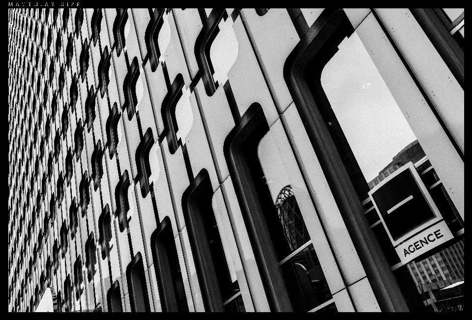 Light abstract black and white architecture