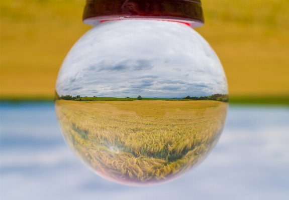 Landscape water cloud sky Photo