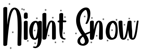 Night Snow Font