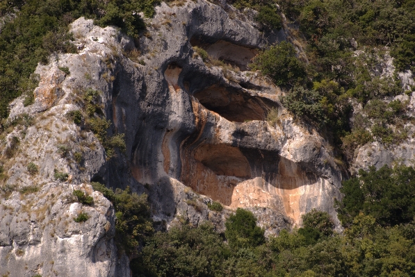 Rock waterfall formation cliff Photo