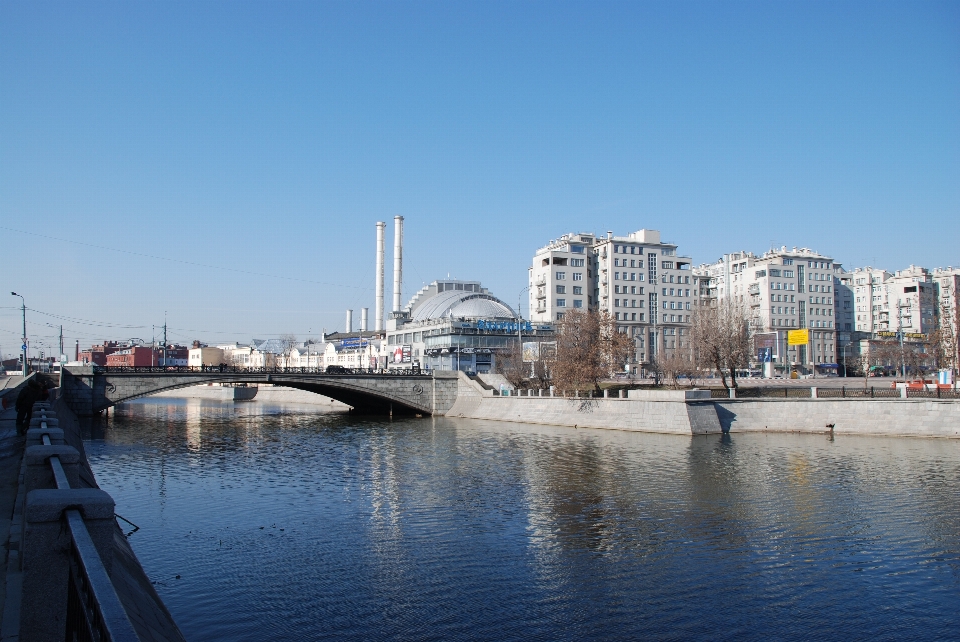 Sea dock bridge skyline