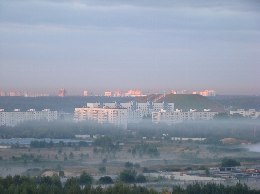 Horizon cloud sunrise skyline Photo