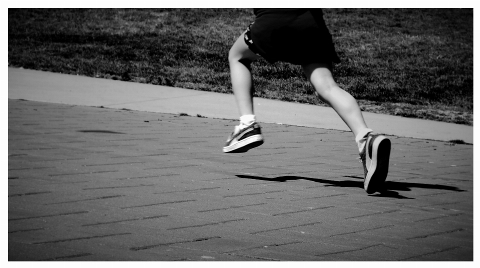 Zapato en blanco y negro
 fotografía