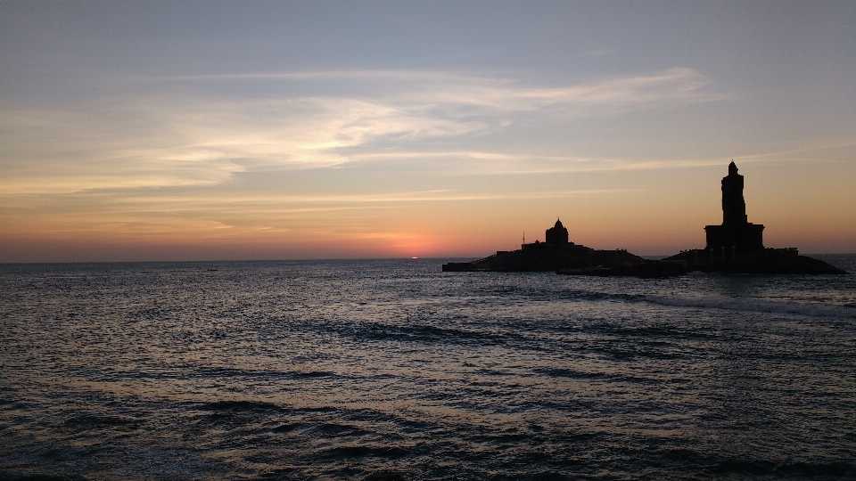 Pantai lanskap laut pesisir