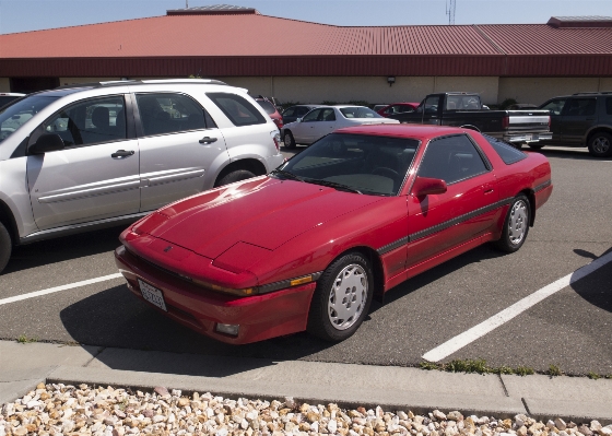 Car red vehicle sports Photo