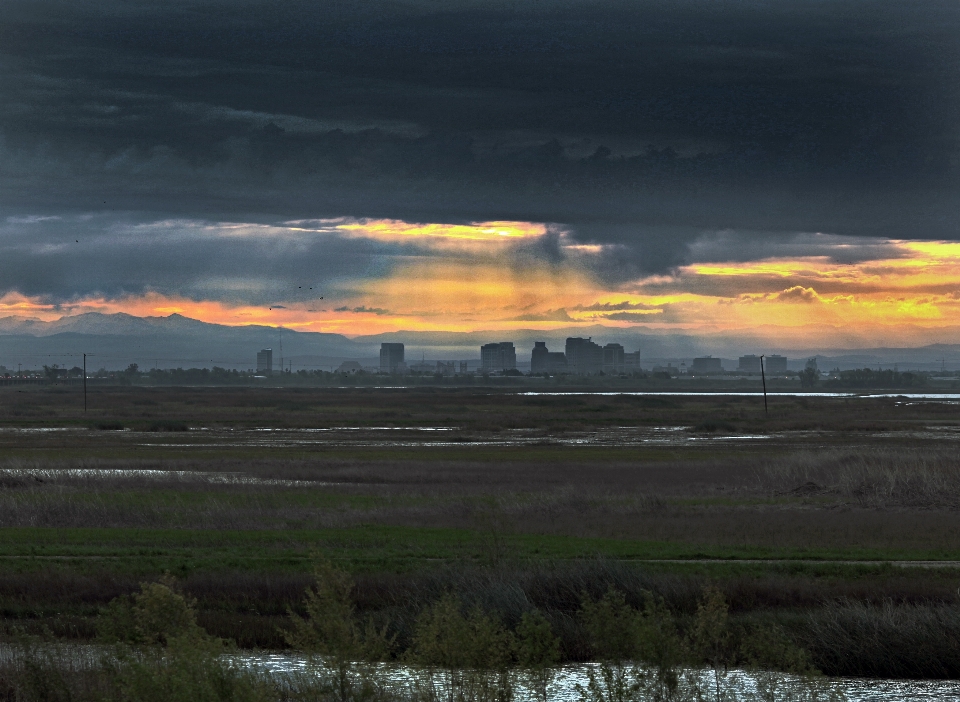 Horizonte nube cielo amanecer