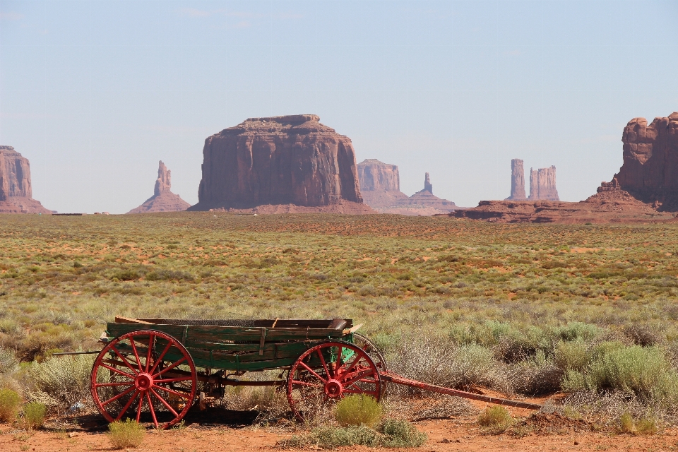 Landscape valley cliff trolley