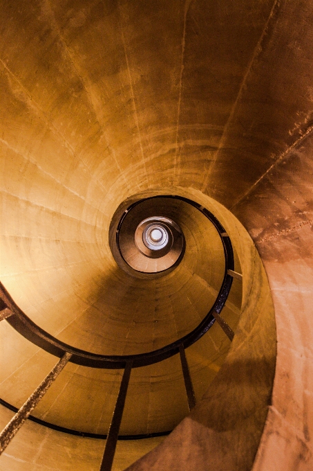 Licht holz runden spiral