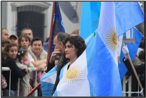 Blue argentina militar desfile Photo