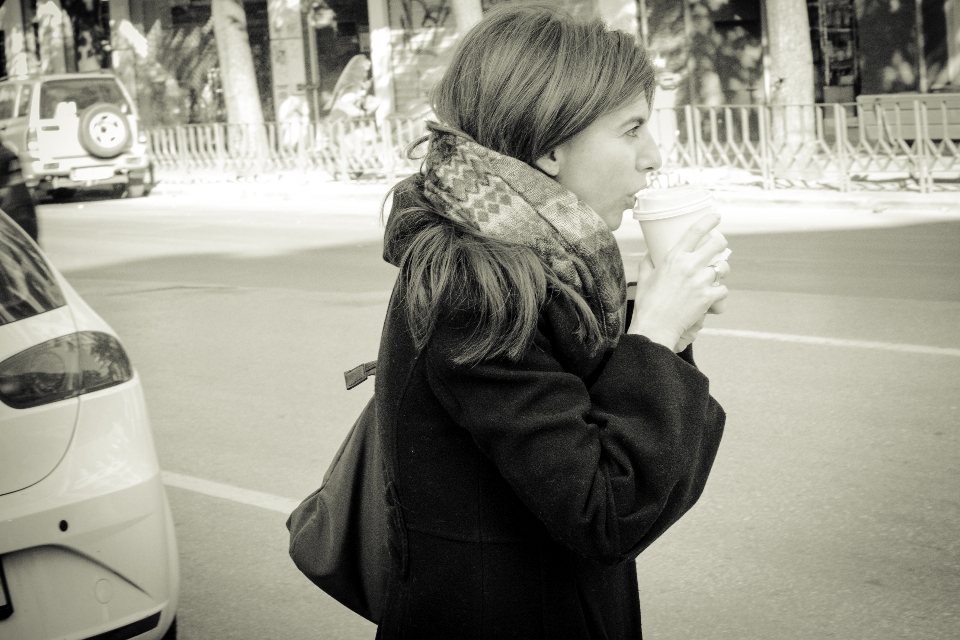 Persona bianco e nero
 donna