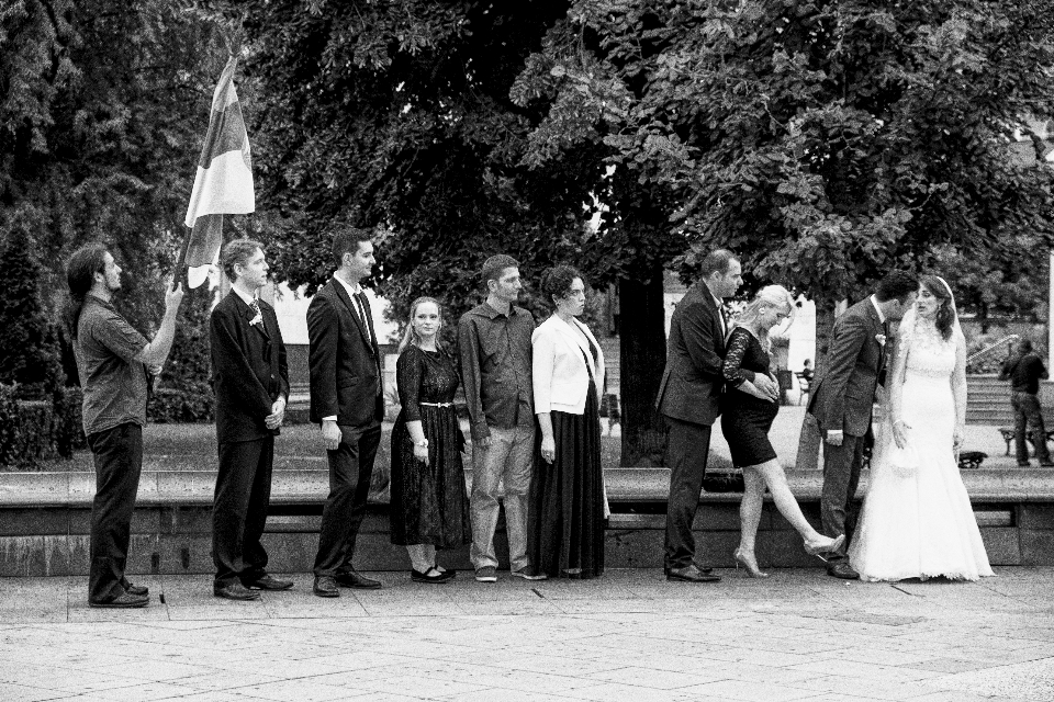 Personne noir et blanc
 personnes rue