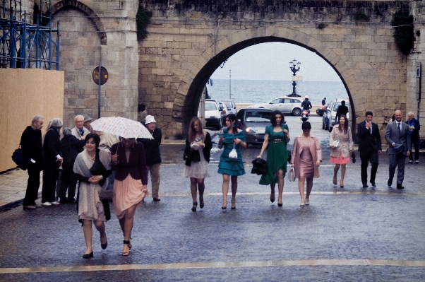 People street crowd italy Photo